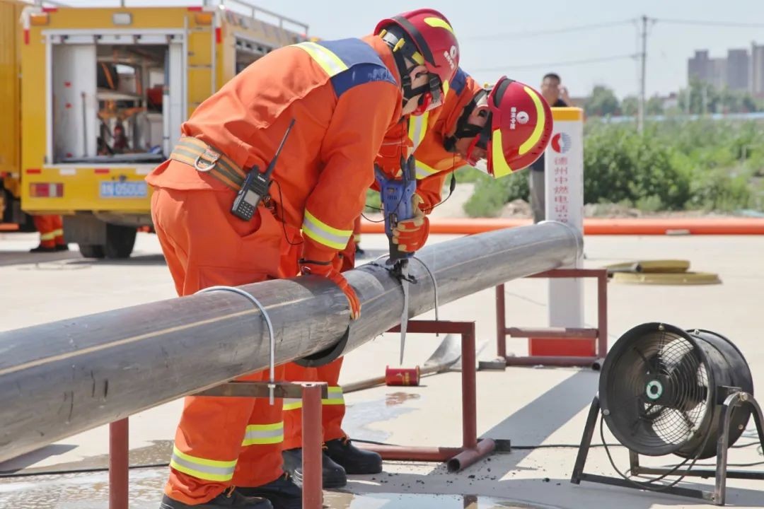 德州中燃公司成功承辦2023年德州市中心城區(qū)燃?xì)馐鹿蕬?yīng)急搶險演練